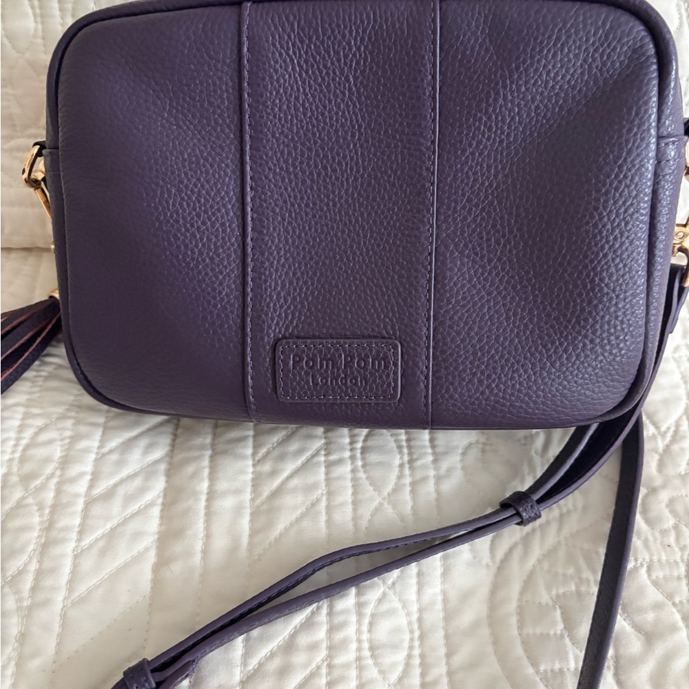 Pom Pom London Purple Nightshade Crossbody Bag